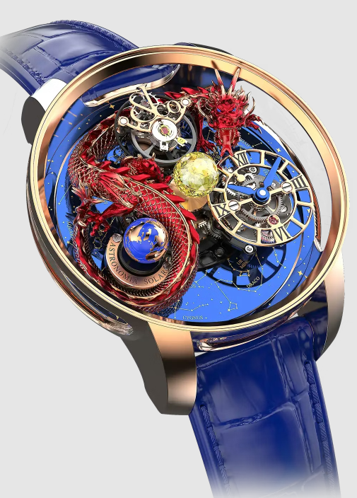 Review Jacob & Co astronomia dragon RED DRAGON IN ROSE GOLD AS312.40.AB.AC.A Replica watch